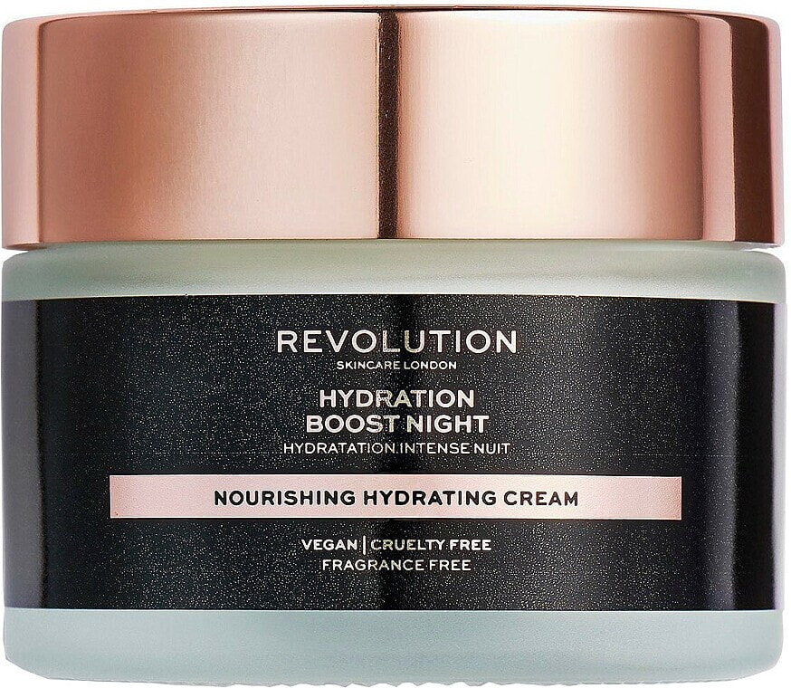 Nachtcreme mit Hyaluronsäure - Revolution Skincare Hydration Boost Night Cream