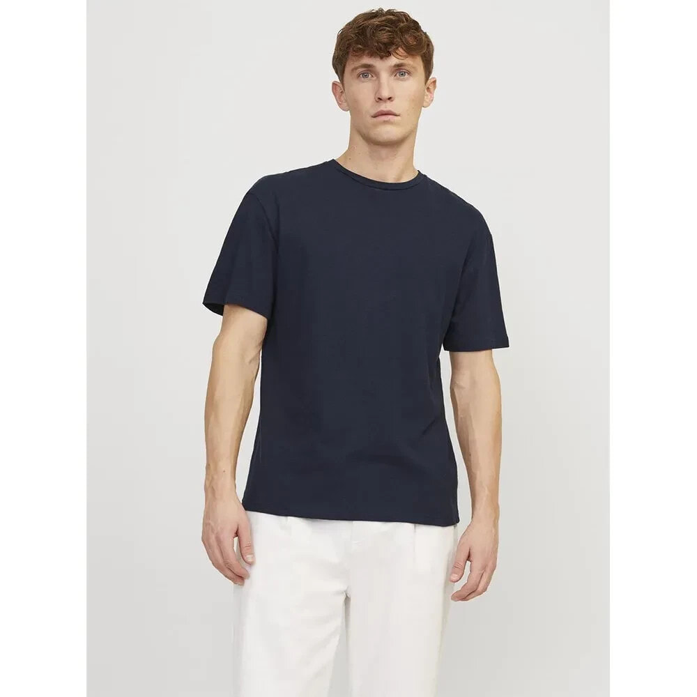 JACK & JONES Soft Linen Short Sleeve T-Shirt