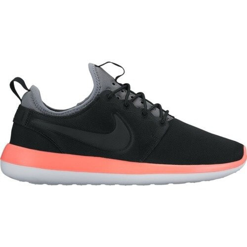 Мужские кроссовки спортивные для бега черные текстильные низкие Nike Roshe Two - 844931-006