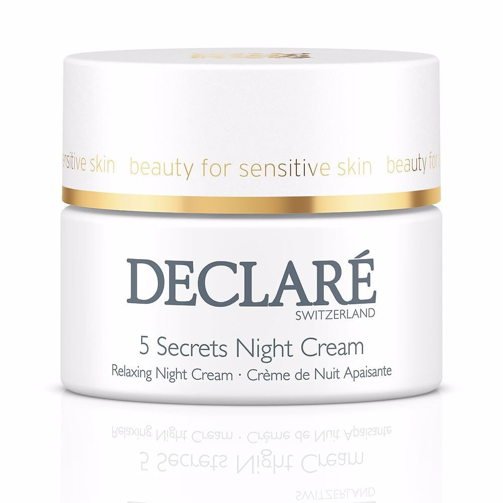 Declare 5 Secrets Night Cream Ночной восстанавливающий крем для чувствительной,усталой и тусклой кожи 50 мл