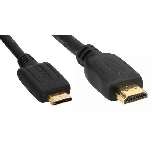 InLine 17461P HDMI кабель 1 m HDMI Тип A (Стандарт) HDMI Type C (Mini) Черный