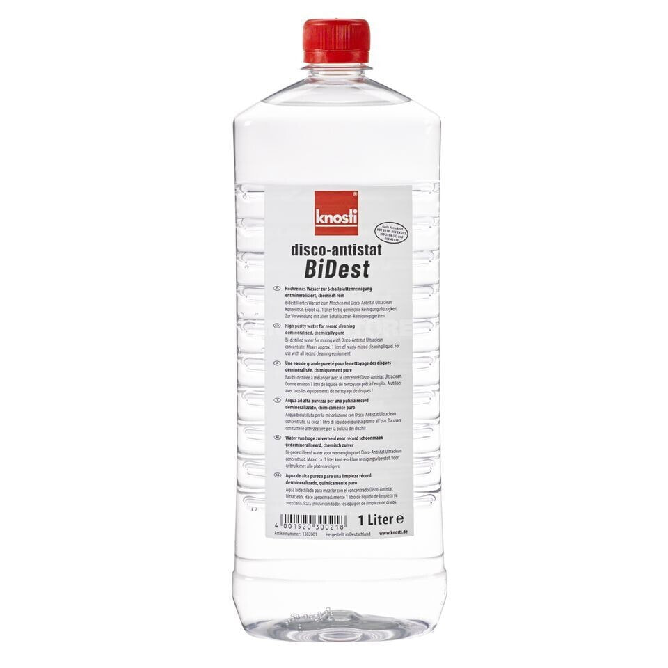 Knosti Disco-Antistat BiDest - Spezialwasser f. Plattenwäsche (1L)