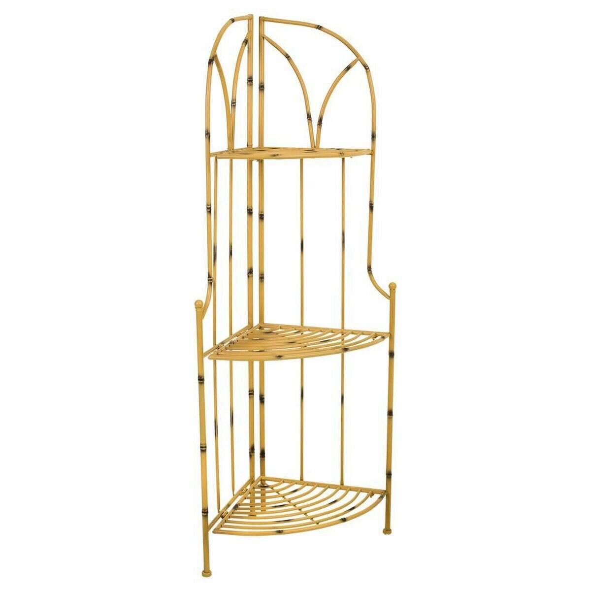 Corner Shelves Alexandra House Living Yellow Ironwork 35 x 120 x 48 cm