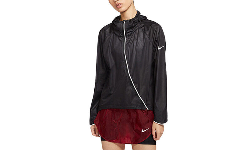 Nike Shield 跑步夹克外套 女款 黑色 / Куртка Nike Shield CJ5078-010