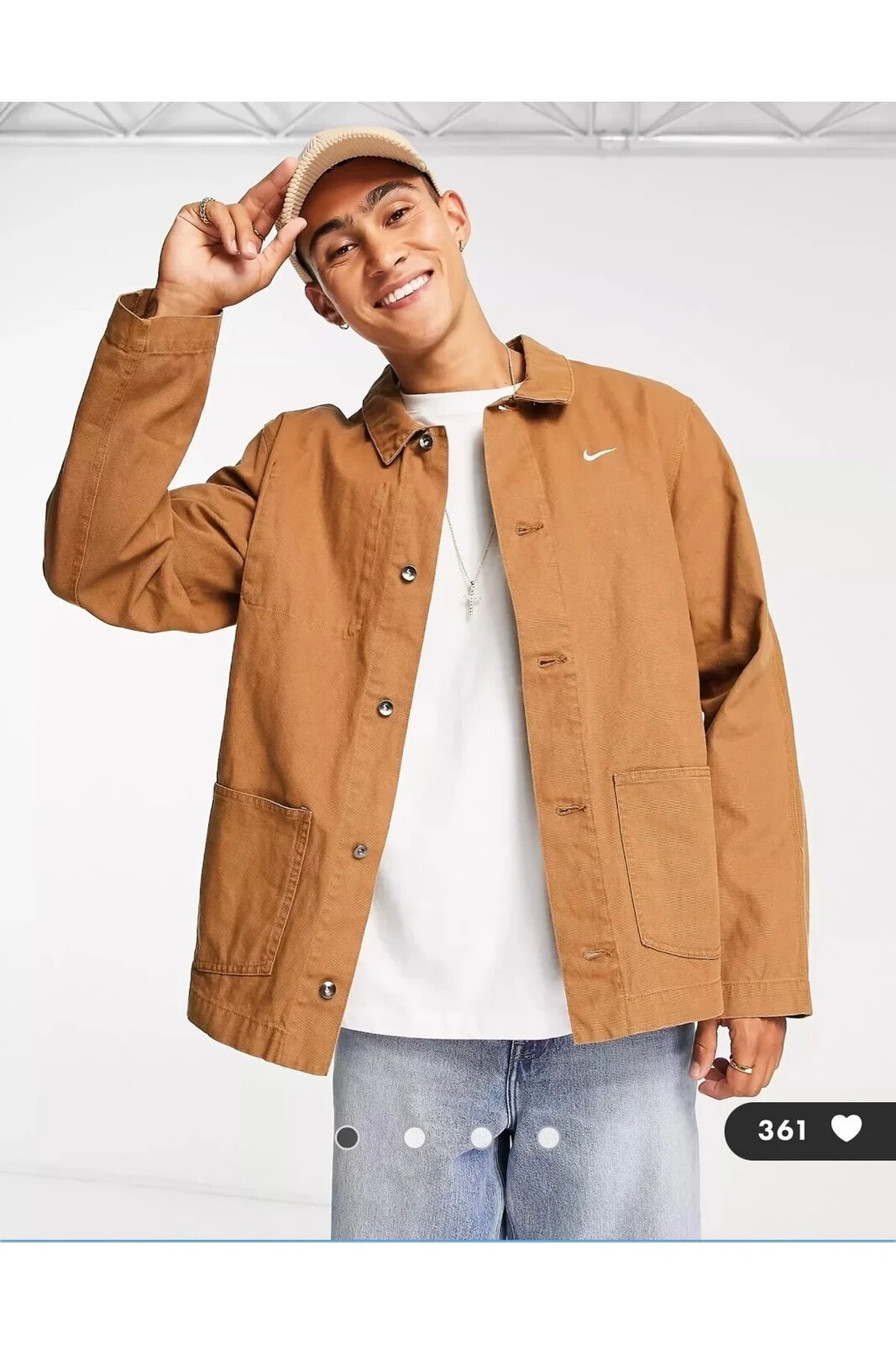 Sportswear Life Unlined Chore Coat Full-Button Erkek Ceket NDD SPORT