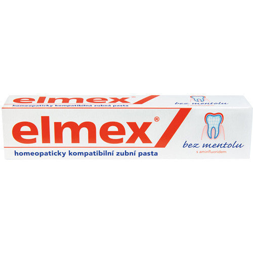 Elmex Menthol-free Menthol-free Toothpaste Меню Зубная паста без ментола 75 мл
