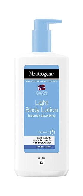 Neutrogena Light Body Lotion Увлажняющий лосьон для тела с витамином Е и глицерином 400 мл