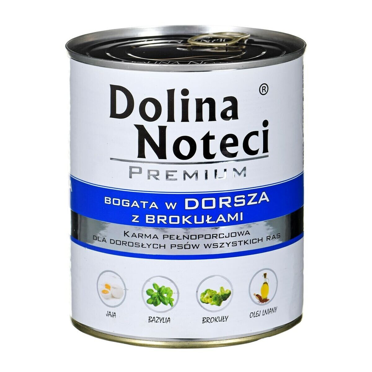 Влажный корм Dolina Noteci Premium Треска Брокколи 800 g