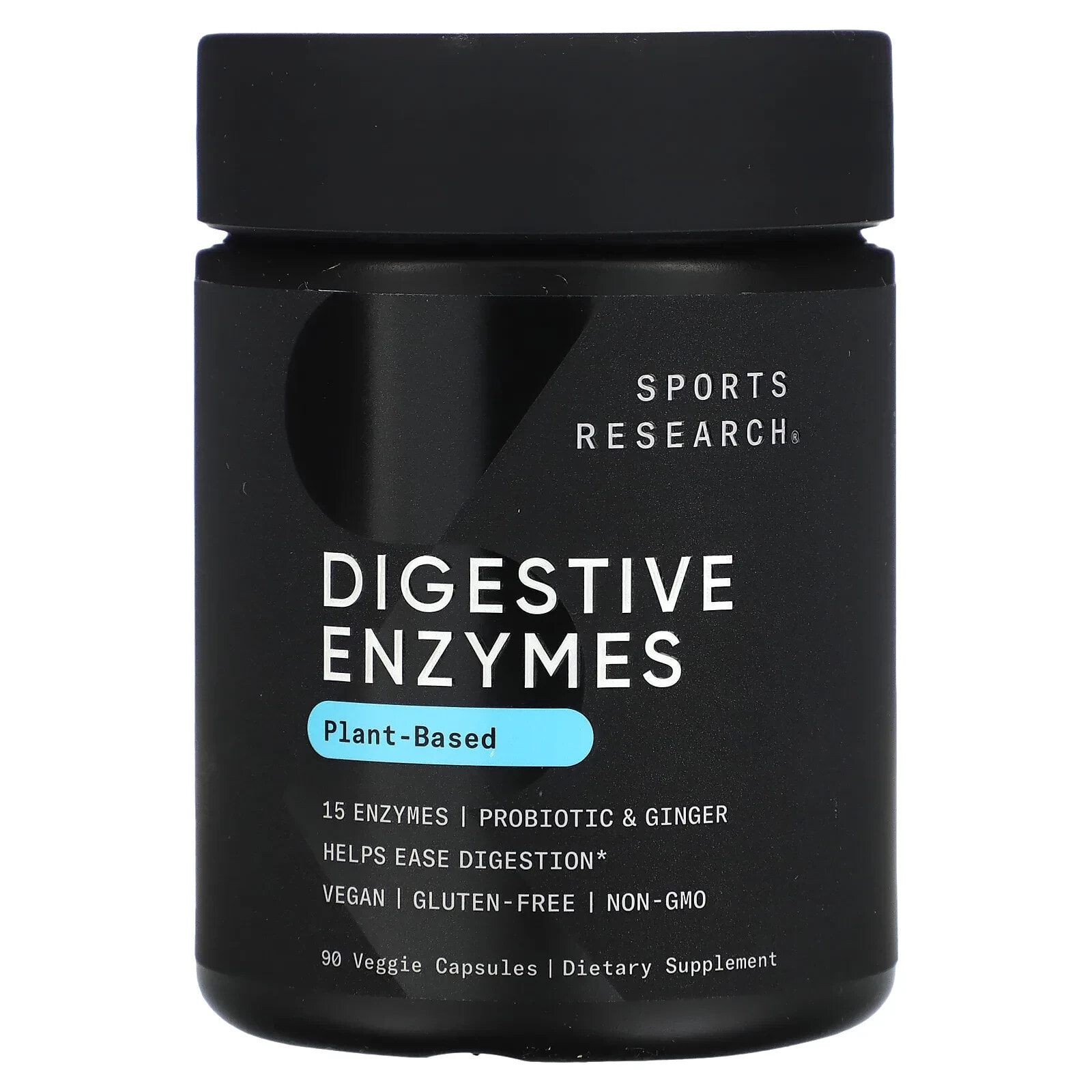 Plant-Based Digestive Enzymes, 90 Veggie Capsules