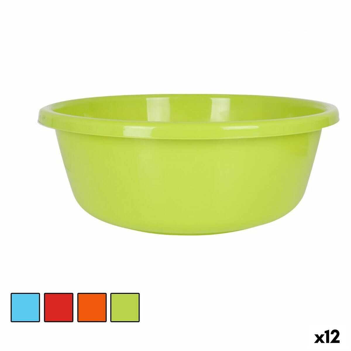 Washing-up Bowl Dem Colors Circular 15 L 41,5 x 41,5 x 15 cm (12 Units)