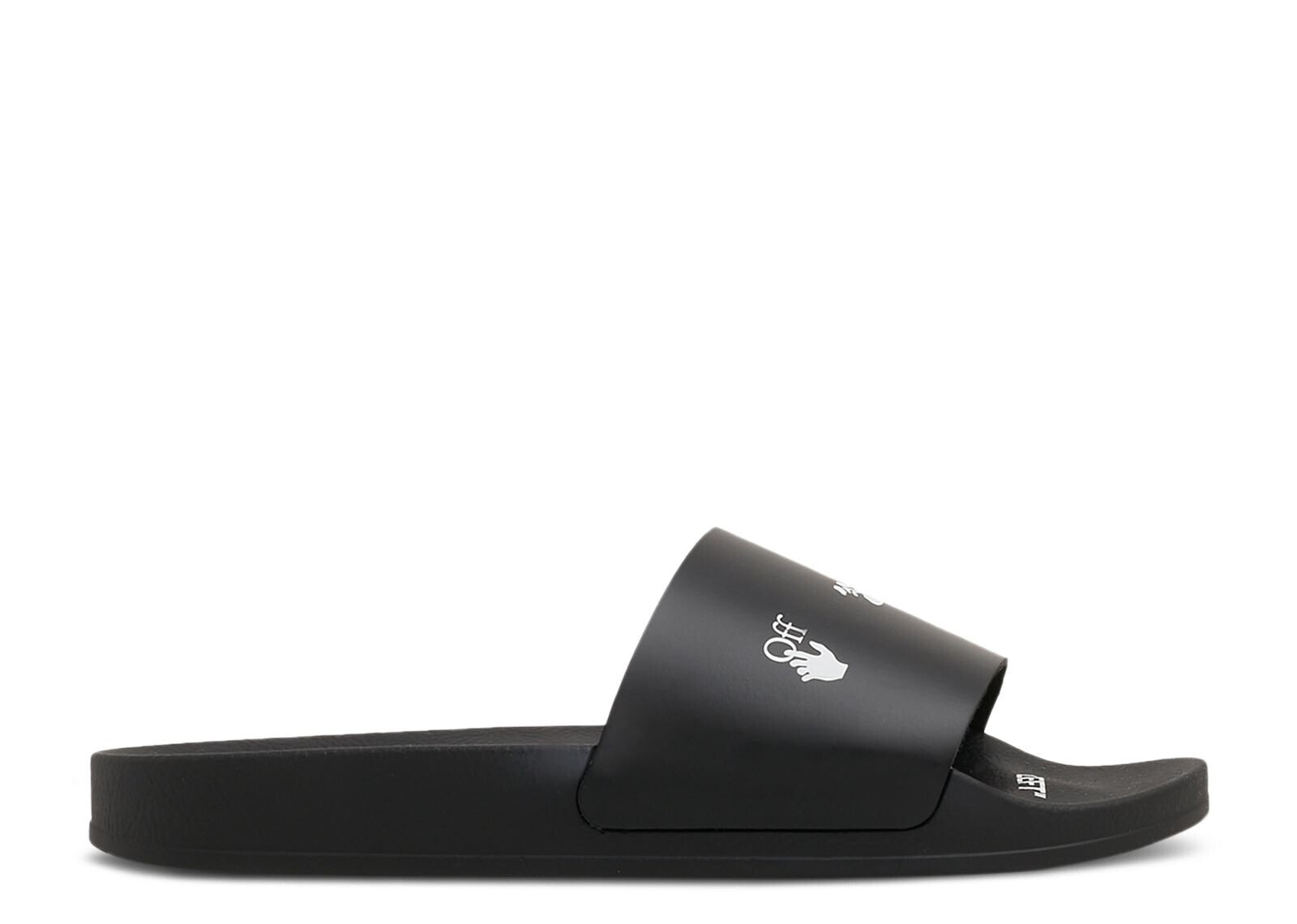 Off-White Logo Print Slide 'Drowning Man - Black'