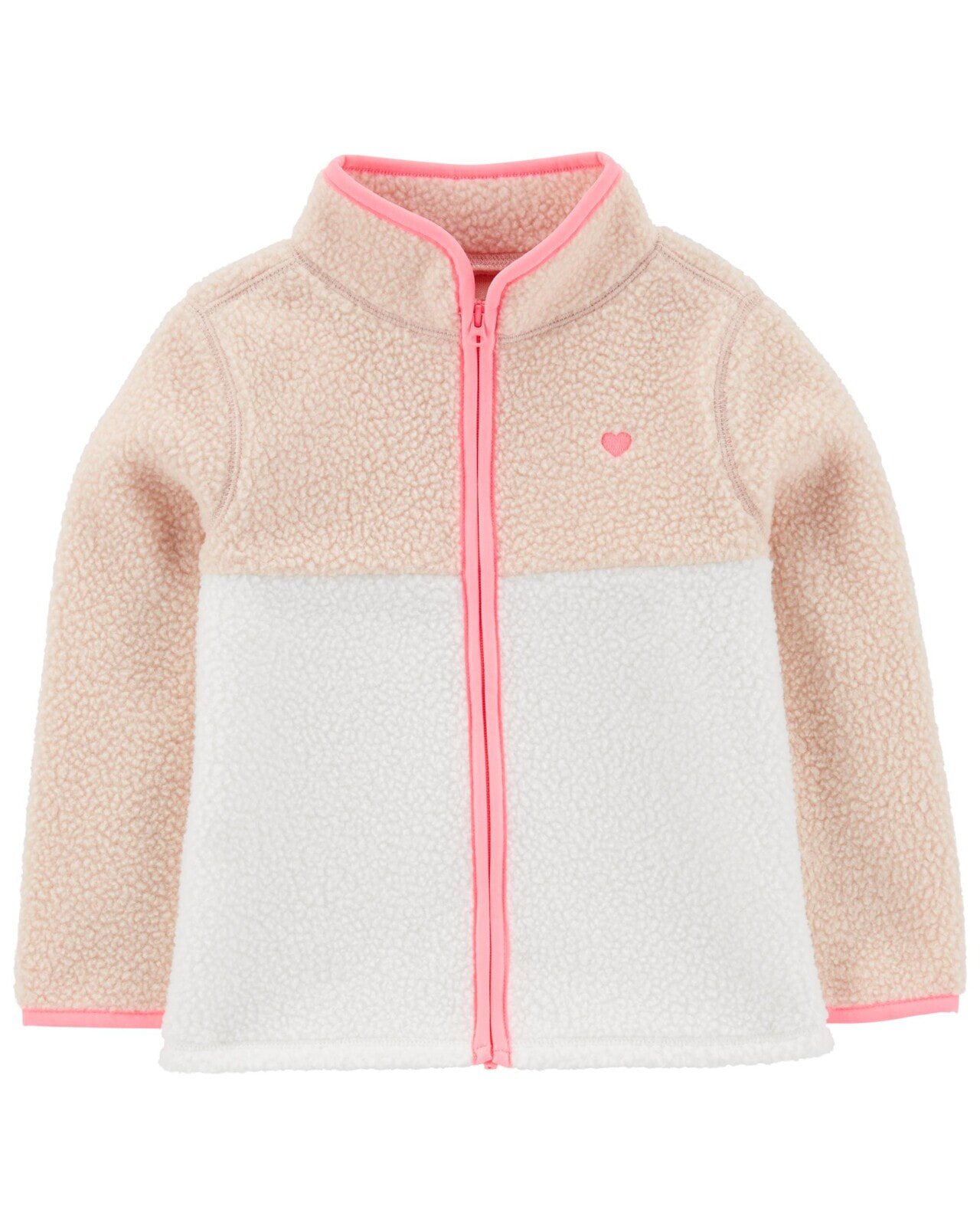 Baby Embroidered Teddy-Fleece Jacket