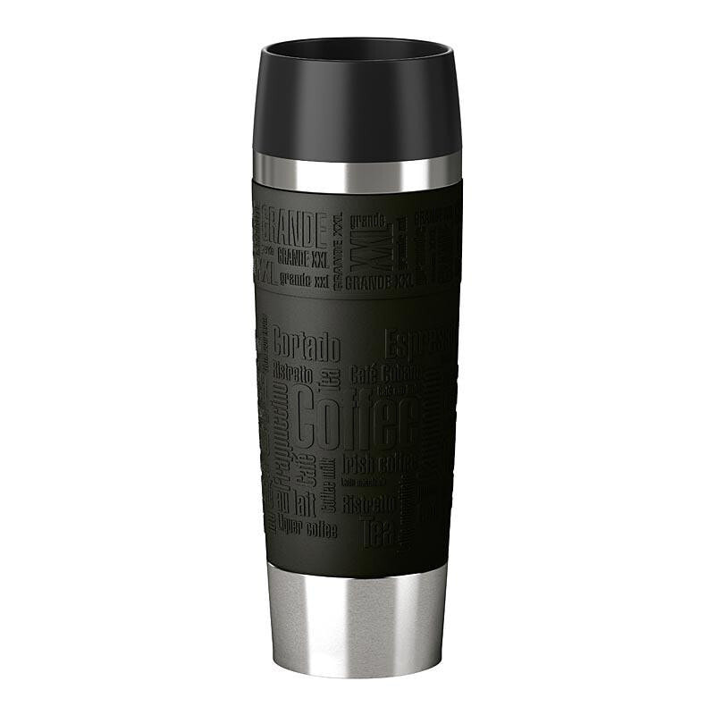EMSA TRAVEL MUG Grande чашка Черный, Нержавеющая сталь 1 шт 515615