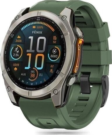 Tech-Protect TECH-PROTECT SILICONE GARMIN FENIX 5 / 6 / 6 PRO / 7 / 8 (47 MM) / E ARMY GREEN