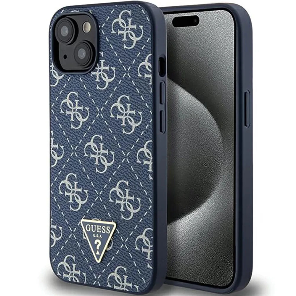 GUESS Guhcp15Spg4Gpb iPhone 151413 6.1 Niebieski 4G Triangle phone case