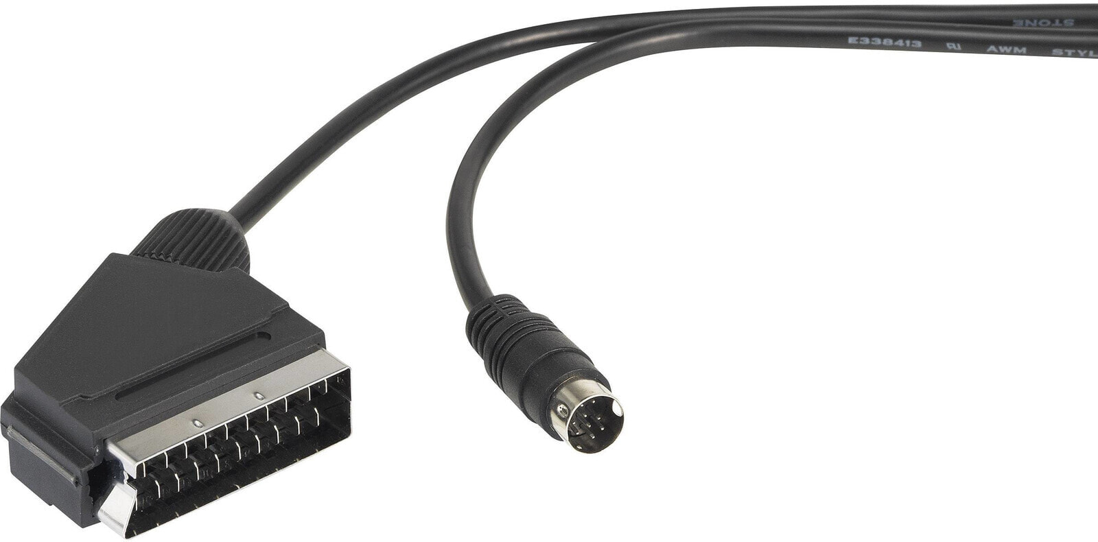 SP-9076580 - 1.5 m - SCART (21-pin) - Male - Male - Right - Straight