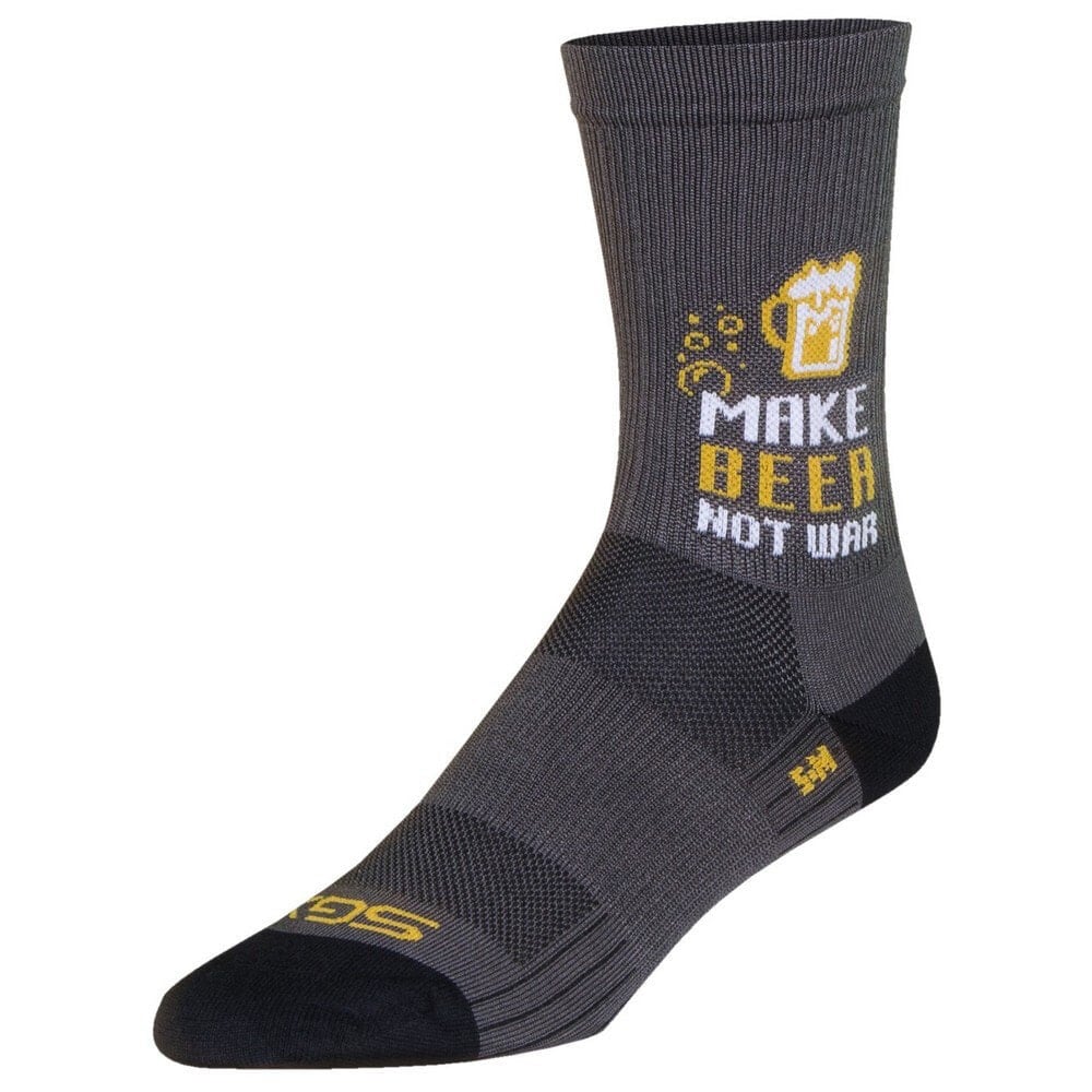 SOCKGUY Beer Not War SGX 6´´ Socks