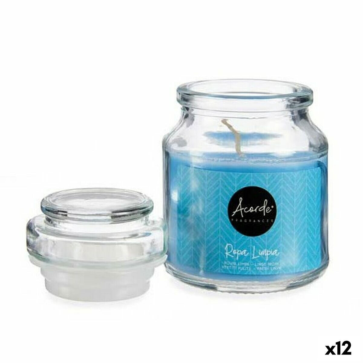 Scented Candle Clean Clothes 7 x 10 x 7 cm (12 Units)