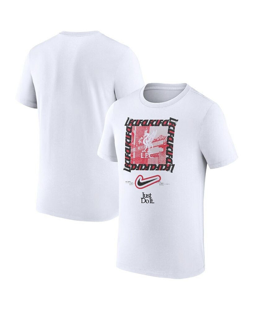 Nike men's White Liverpool DNA T-shirt