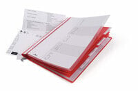 Durable 255503 - Conventional file folder - Plastic - Red - Transparent - Portrait - A4 - 244 mm