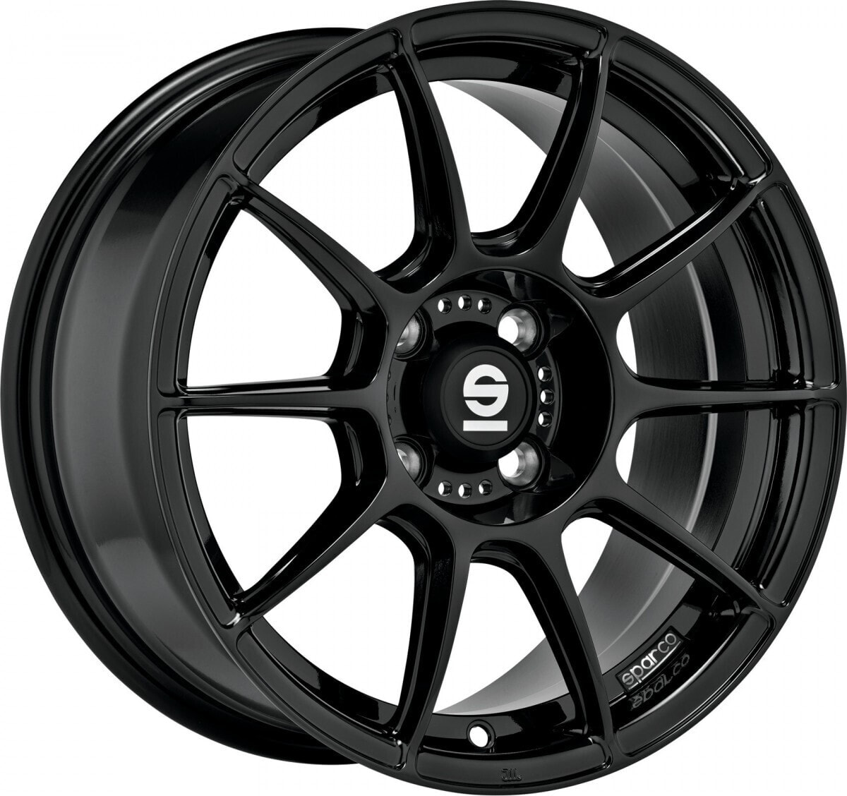 Колесный диск литой Sparco FF1 gloss black 8x17 ET40 - LK5/114.3 ML73.1