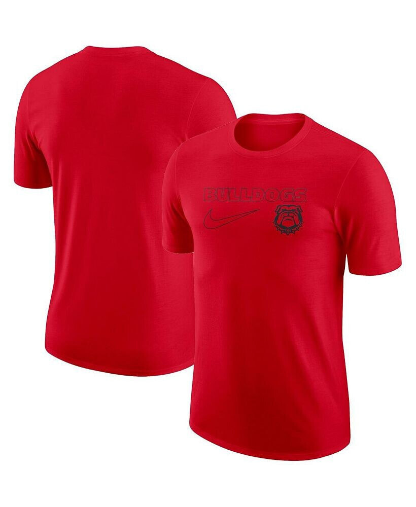 Nike men's Red Georgia Bulldogs Swoosh Max90 T-shirt