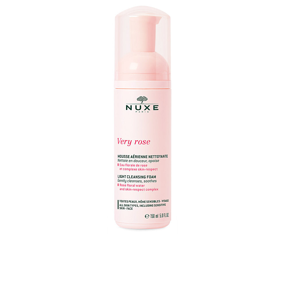 Nuxe Very Rose Cleansing Foam Розовая очищающая пенка, для всех типов кожи 150 мл