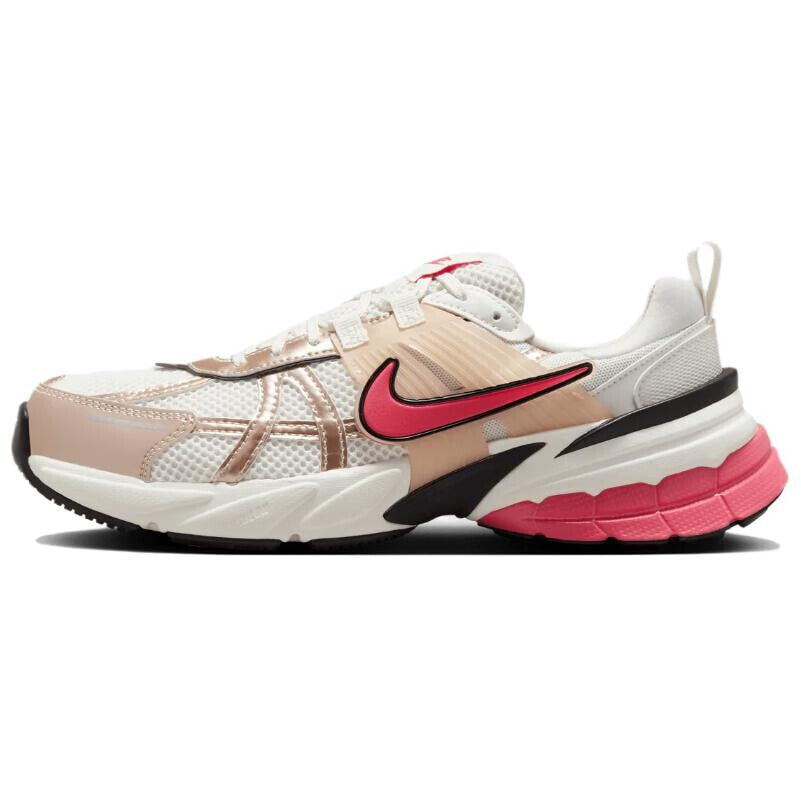 Nike V2K Run Casual Shoes Women's Low-Top Pomegranate Ice/purple Waxy Pink/sail Color/black Color