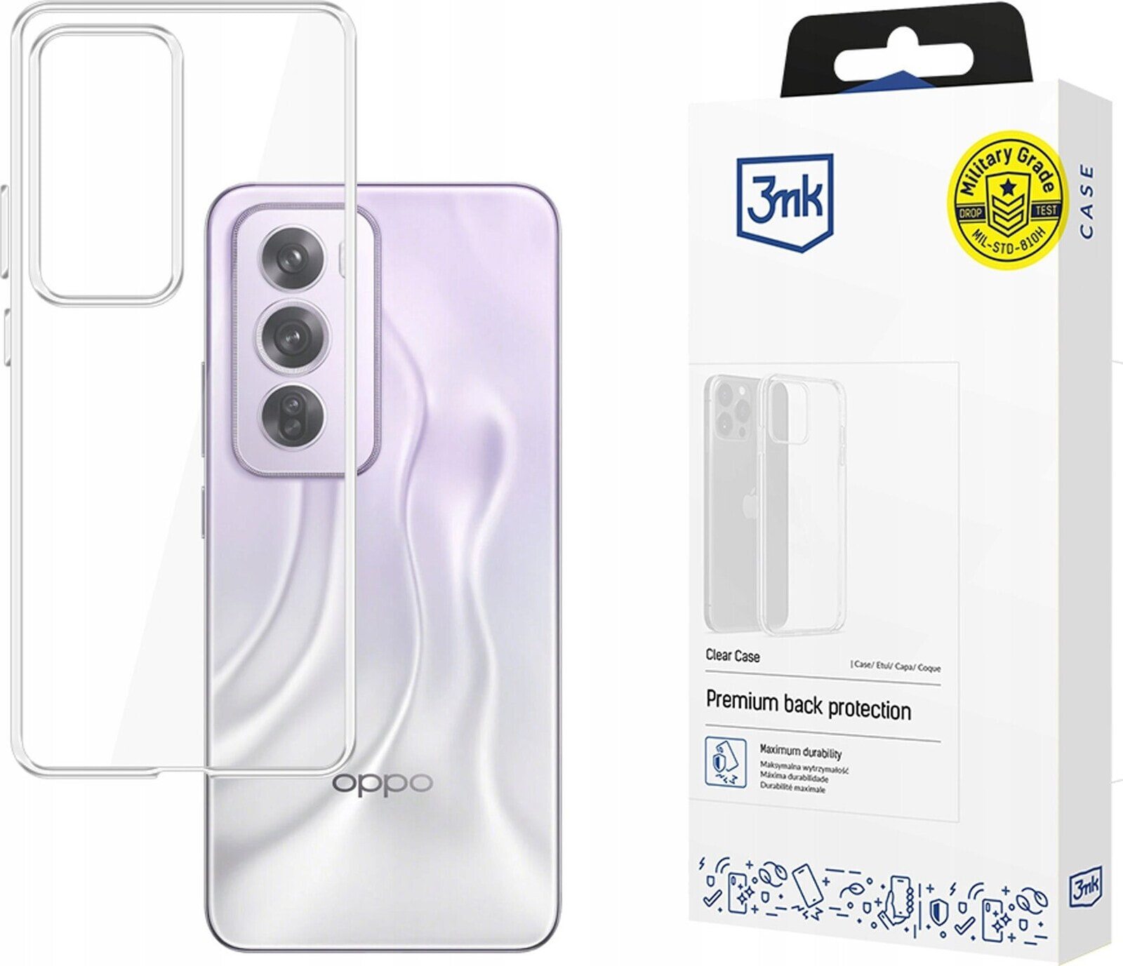 3MK Oppo Reno 12 Pro - 3mk Clear Case