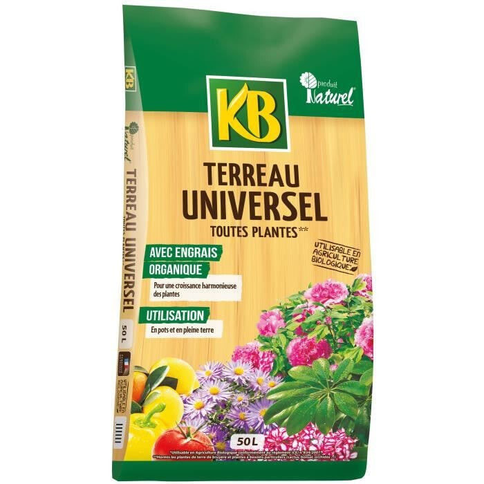Универсальный грунт KB - все растения - 50 л