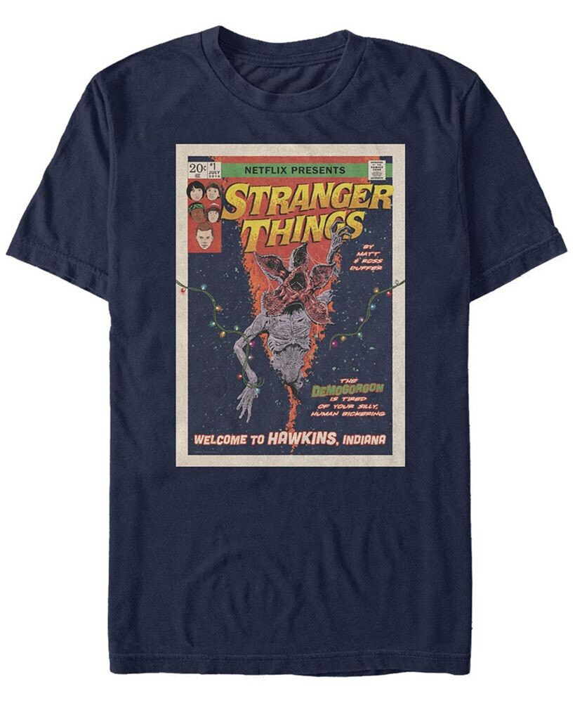 Fifth Sun men's Stranger Things Comic Cover Short Sleeve T-shirt