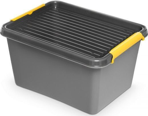 Корзина, коробка или контейнер ORPLAST Pojemnik do przechowywania ORPLAST, Solidstore box, 15,5l, szary