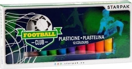 Пластилин или масса для лепки для детей Starpak Plastelina 12 kolorów Football
