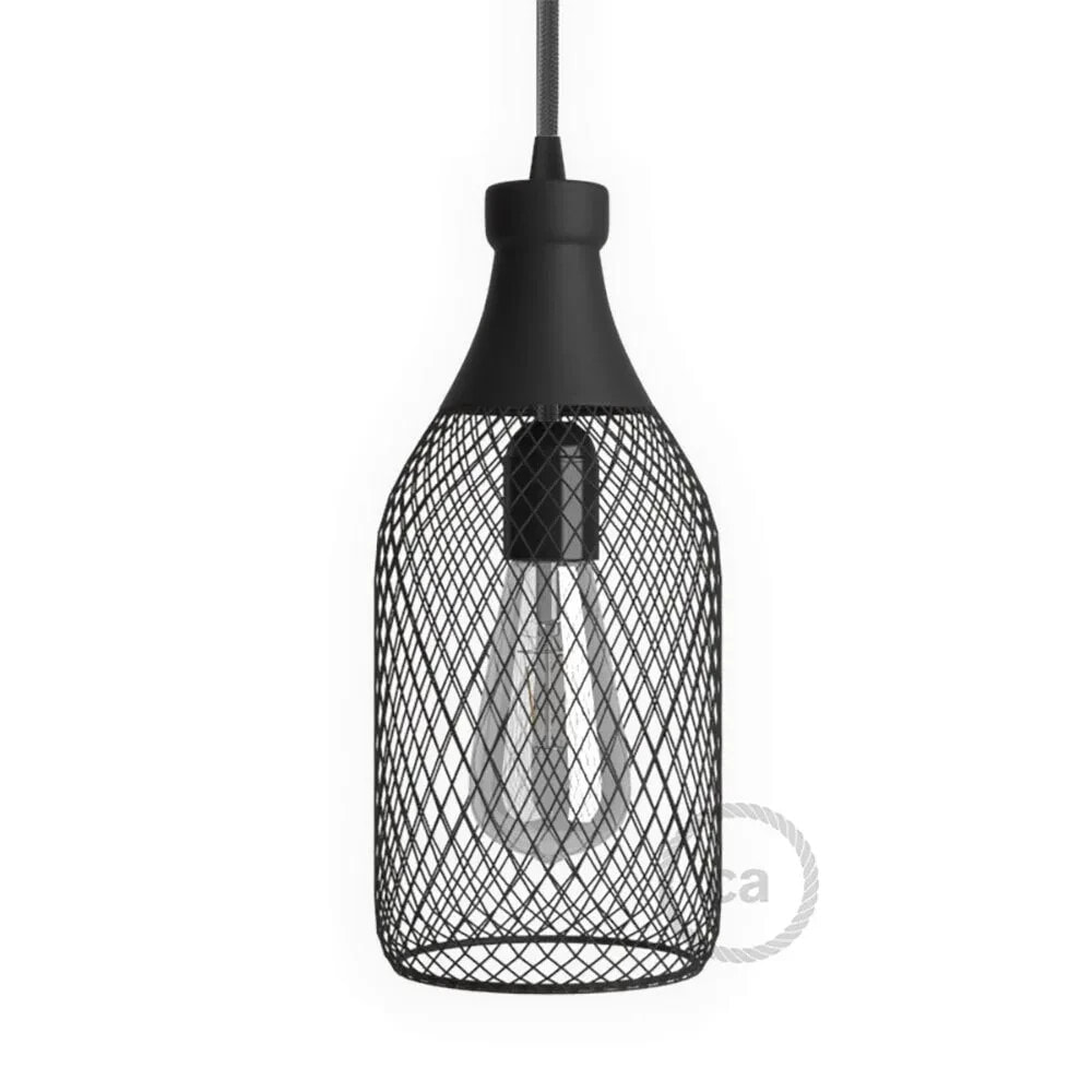 CREATIVE CABLES Metal Jeroboam Bottle Lampshade