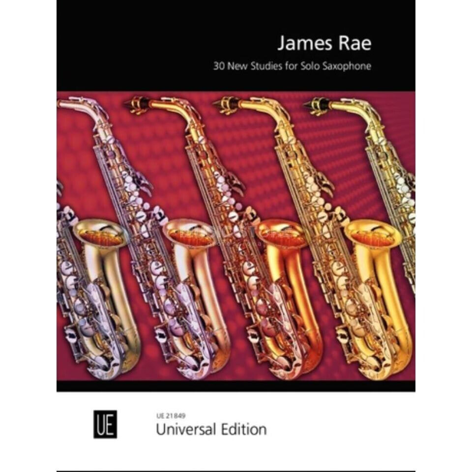 Universal Edition 30 New Studies for Solo Saxophone