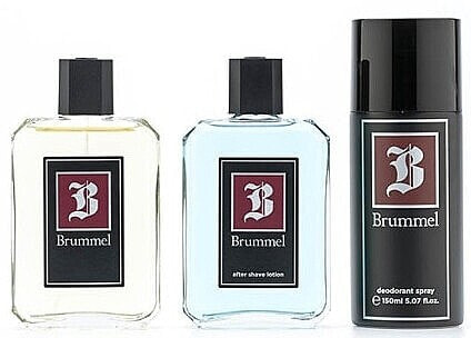 Antonio Puig Brummel - Duftset (Eau de Cologne 125ml + After Shave Balsam 125ml + Deospray 150ml)