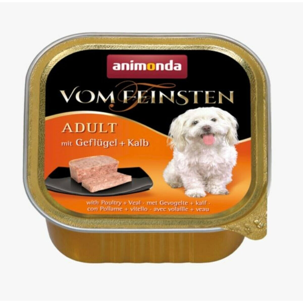 Wet food Animonda Vom Feinsten Classic Veal Birds 150 g