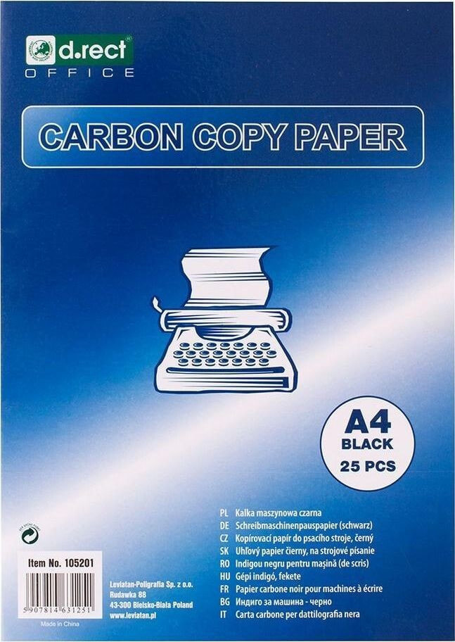 D.Rect Tracing paper black A4 a'25 D.RECT