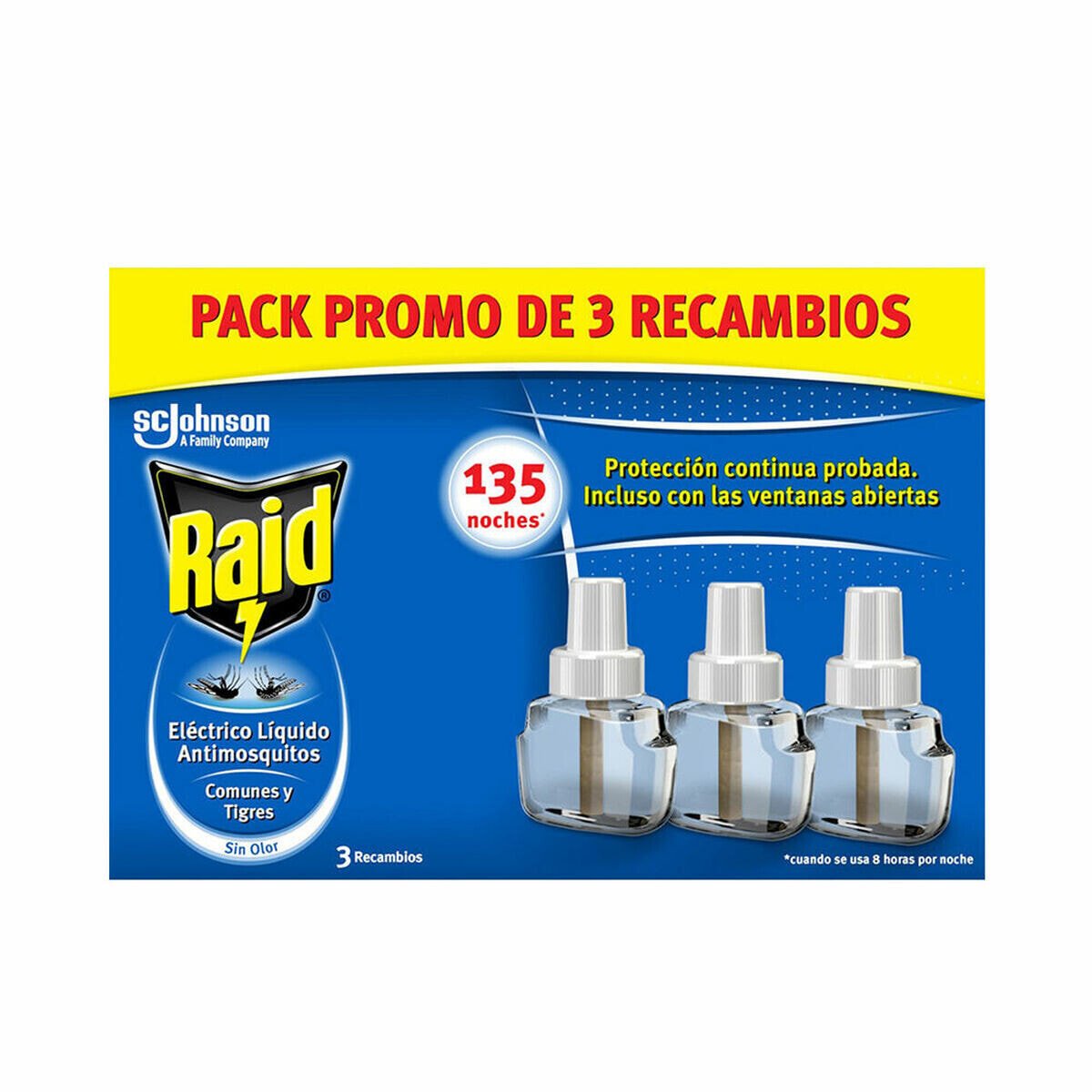 Anti-mosquito Refill Raid (3 Units)