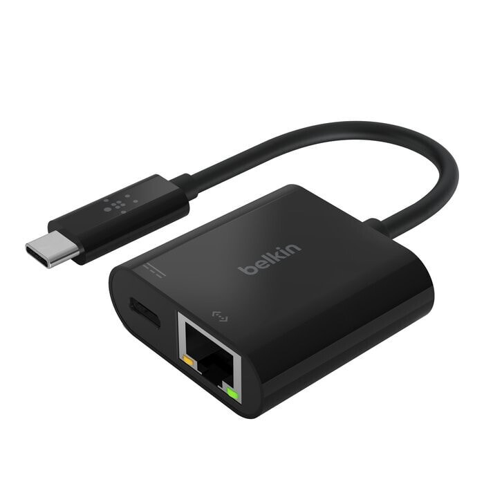 Belkin USB-C/Ethernet Ladeadapter, Schwarz