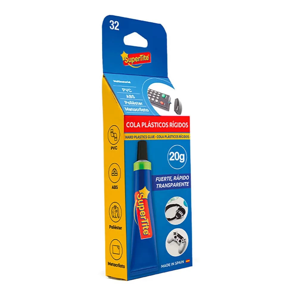 SUPERTITE Rigid plastic adhesive 20ml