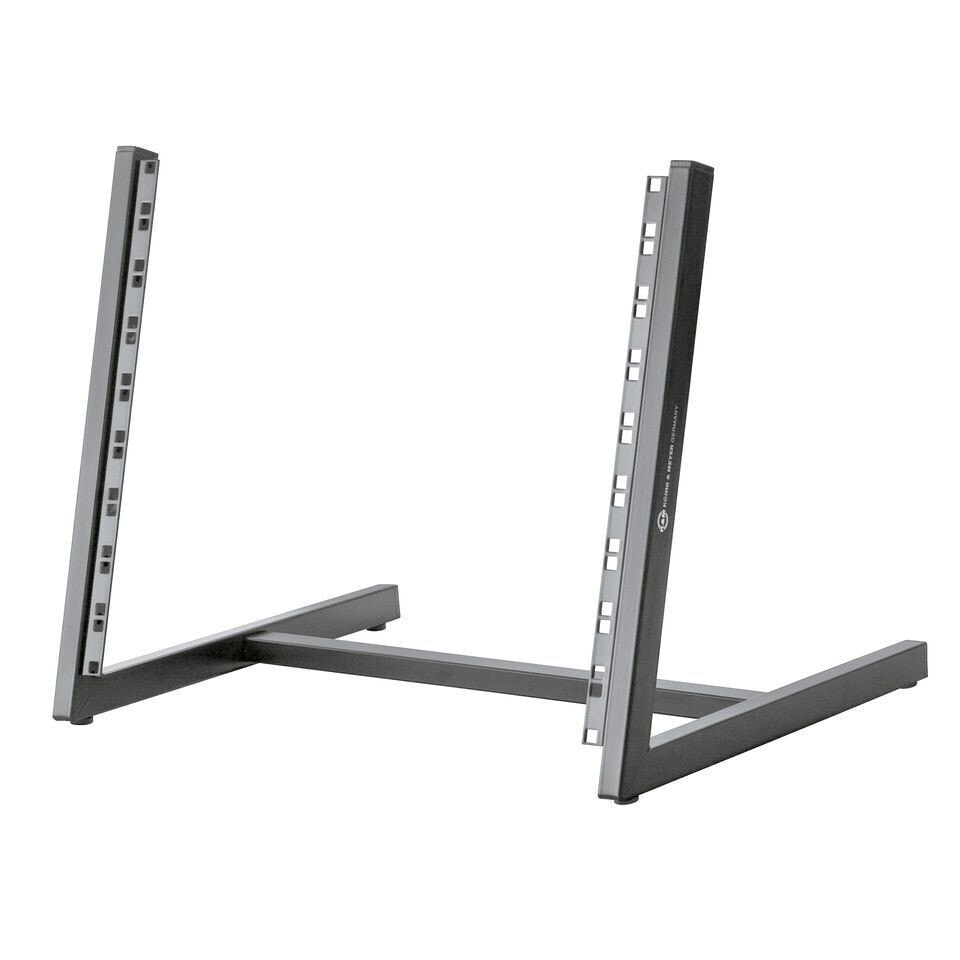 König & Meyer 40900 Table Rack 8 HU Black Angled