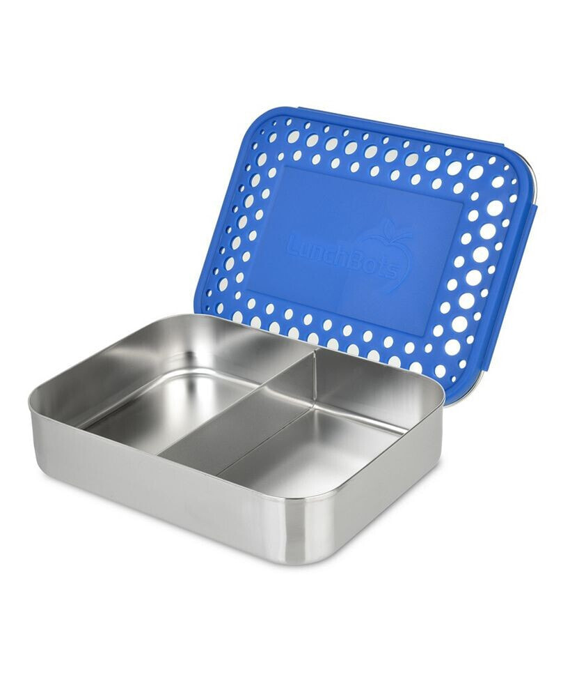 LunchBots stainless Steel Bento Lunch Box 2 Sections