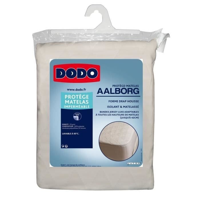 Матрас DODO Protege Aalborg - Стеганый и водонепроницаемый - 160x200 см