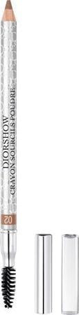 Dior Diorshow Waterproof Crayon Sourcils Powder 04 Auburn Водостойкий пудровый карандаш для бровей с щеточкой 1,19 г