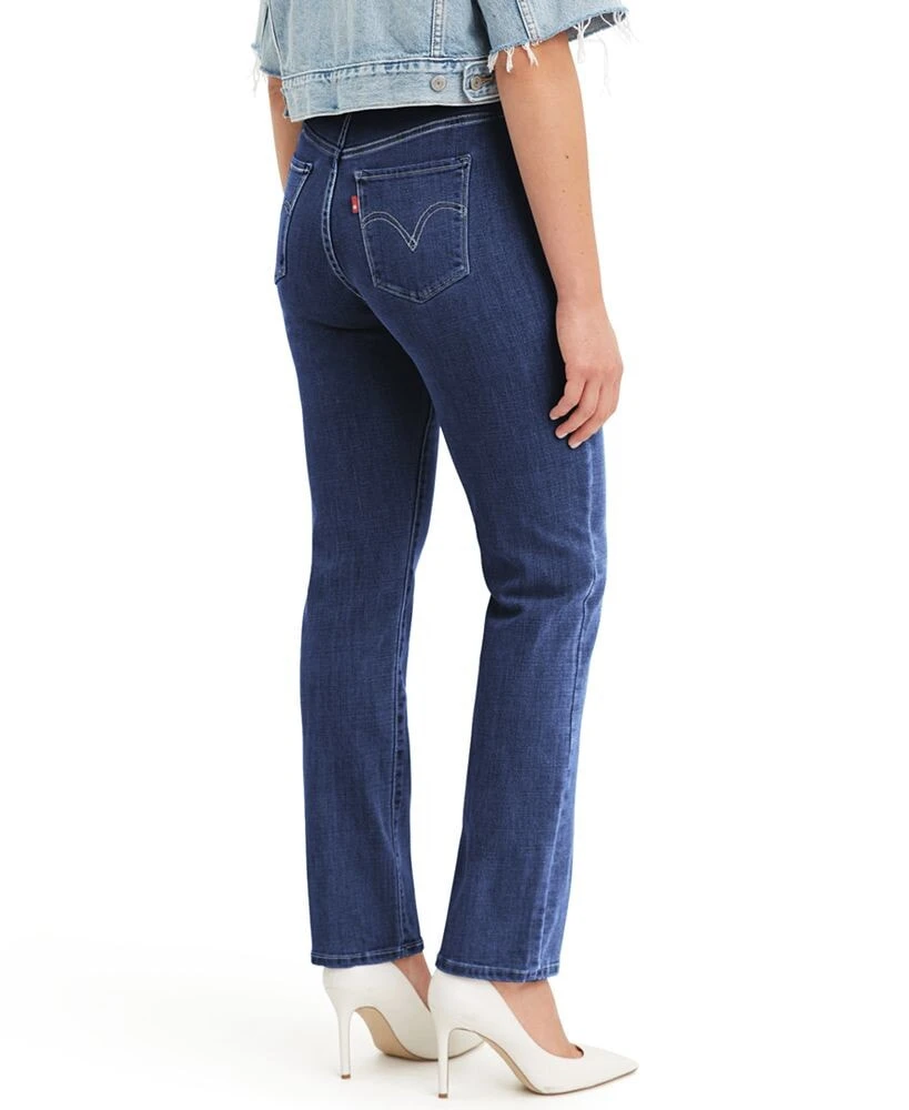 Levi's women's Classic Mid Rise Straight-Leg Jeans