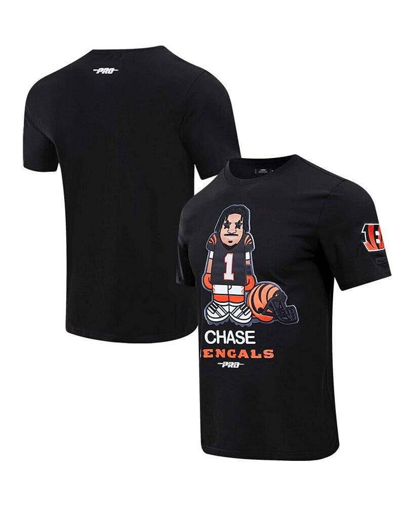 Men's Ja'Marr Chase Black Cincinnati Bengals Player Avatar Graphic T-shirt