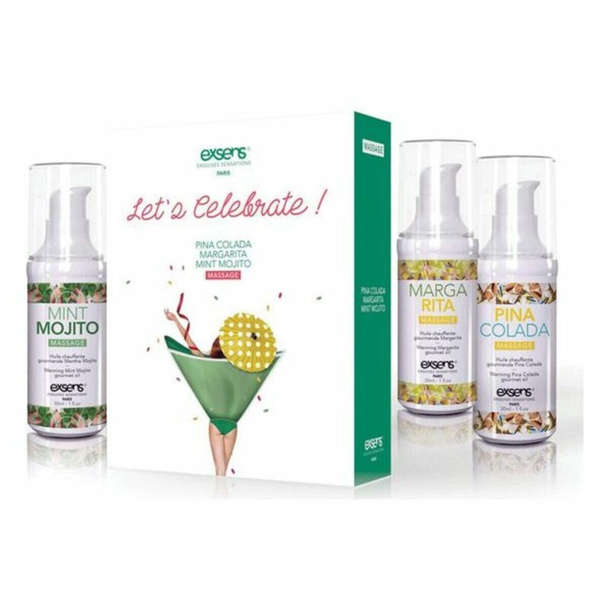 Aromatic Massage Oil Exsens Let's Celebrate (3 pcs)