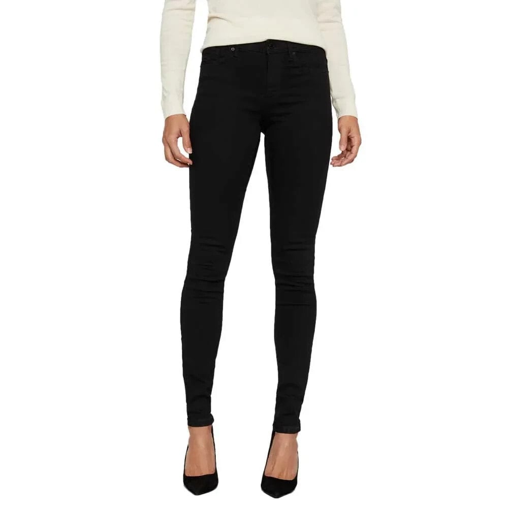 VERO MODA Tanya Normal Waist Slim Piping Jeans