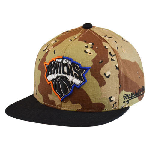 Мужская баскетбольная кепка Mitchell&Ness Czapka z daszkiem Mitchell & Ness NBA Choco Camo Snapback New York Knicks